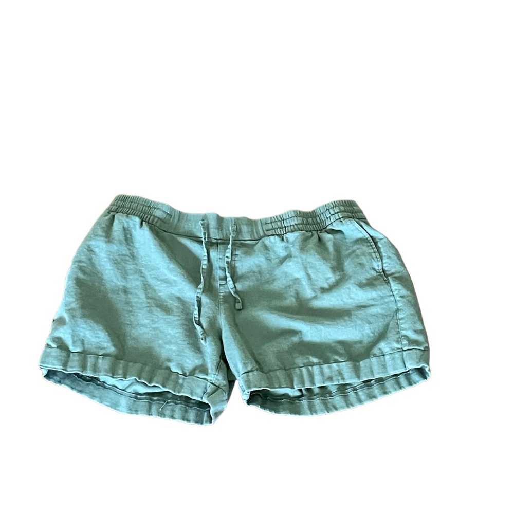Old navy teal light cotton drawstring shorts size L